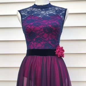 DANCE COSTUME competition long, elegant, tulle